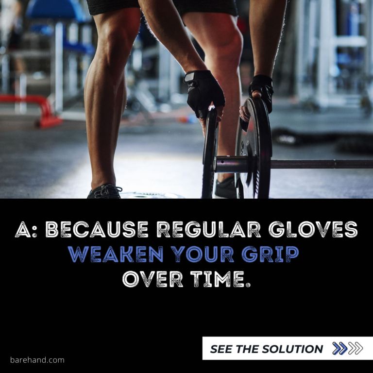Barehand Build Better Grip Best CrossTrain gloves for lifting