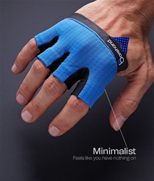 Bear Grips Weight Lifting Gloves for Men & Women | Half Finger Lifting Gloves | Full Finger Workout Gloves for Men | No Finger Exercise Gloves L