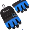 Barehand Classic Blue gloves for HYROX and CrossFit, open-finger pair with black palm, shown with retail packaging
